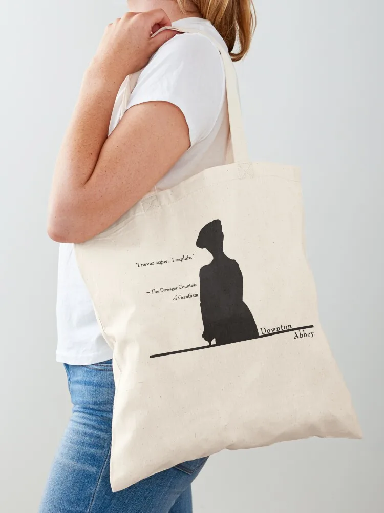

I Never Argue. I Explain. Tote Bag Custom bag Lady bag canvas bags shoping