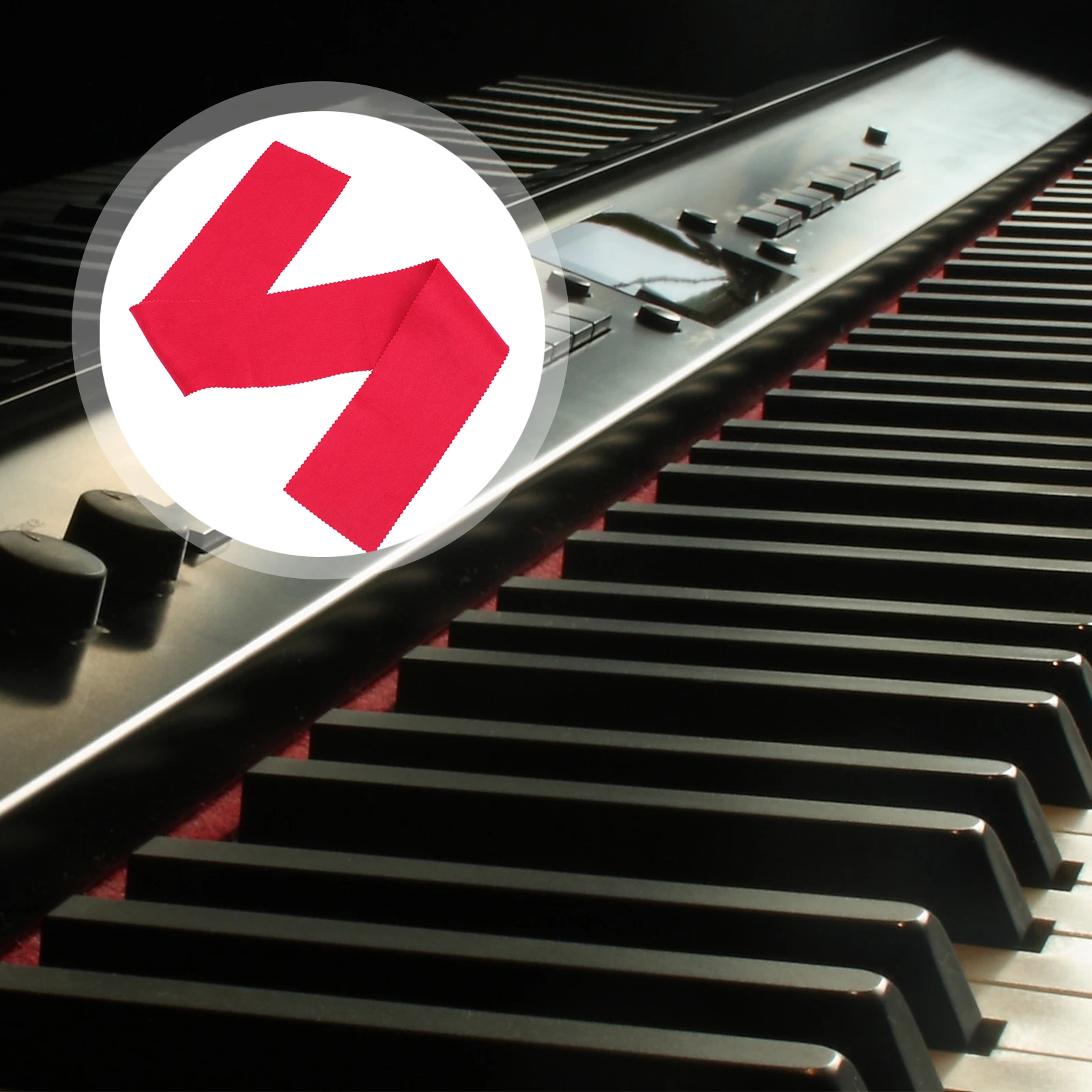 

Piano Keyboard Cover Musical Instrument Protective Velvet Protector Accessories