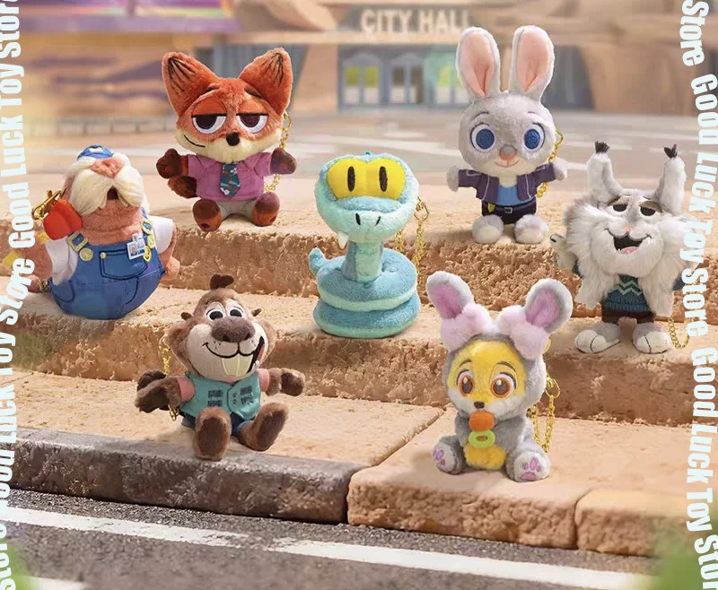 

In Stock Geniune Anime Zootopia 2 Judy Nick Gary Plush Toy Keychain Pendant Stuffed Cute Dolls Plushies Toy Christmas Gifts