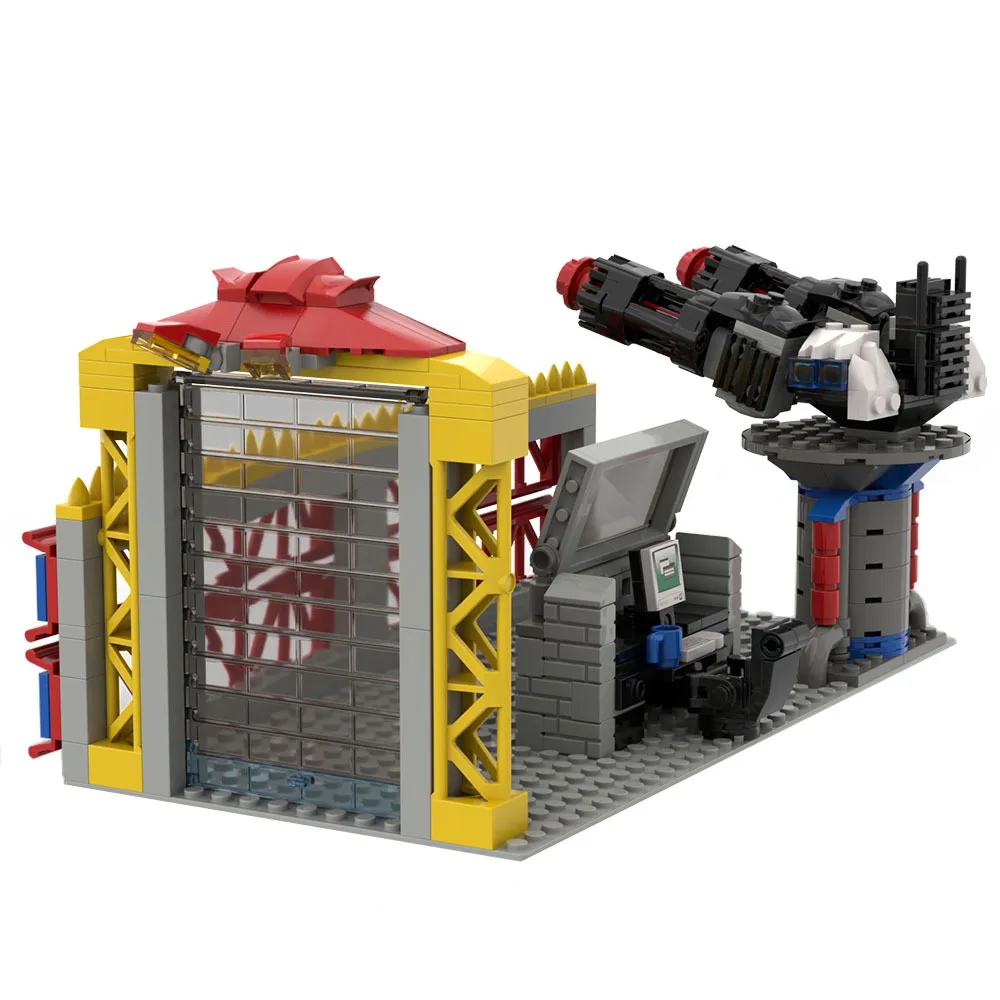 MOC Military Air Defense Base Bricks Toys Blockhouse Battlefield Building Blocks Compatible With LEGO