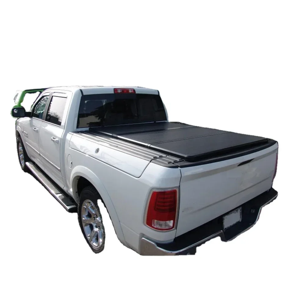 

High-Quality Aluminum Alloy Hard Tri-Fold Tonneau Wholesale Hard Tri-Fold Tonneau Cover For Ram 1500 With Rambox