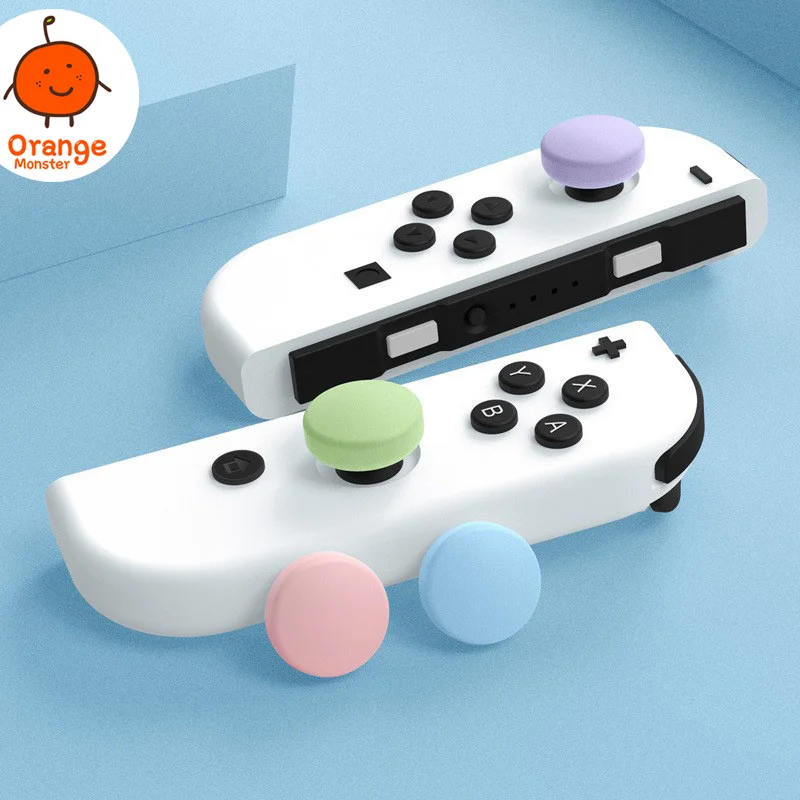 

Universal 4 Pcs/Box Game Console Silicone Rocker Cap For NS Joy-Con Switch/Oled/Lite Protective Soft Cover Accessories