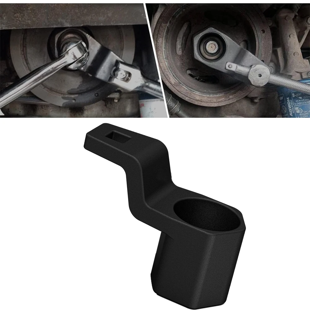 50mm Car Crank Pulley Wrench Holder Absorber Wrench Crankshaft Tool Removal Holding Spanner Square Drive for Honda Acura Engine