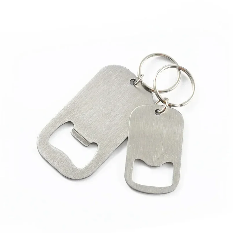 Portable Metal Stainless Steel Bottle Opener Keychain Soda Drink Starter Portable Bottle Openers Bar Key Chain Pendant Creative 4