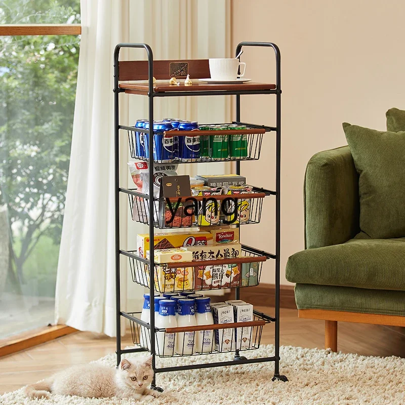 LH  kitchen multi-functional rack floor-to-ceiling household seasoning cabinet pull-out multi-layer storage rack