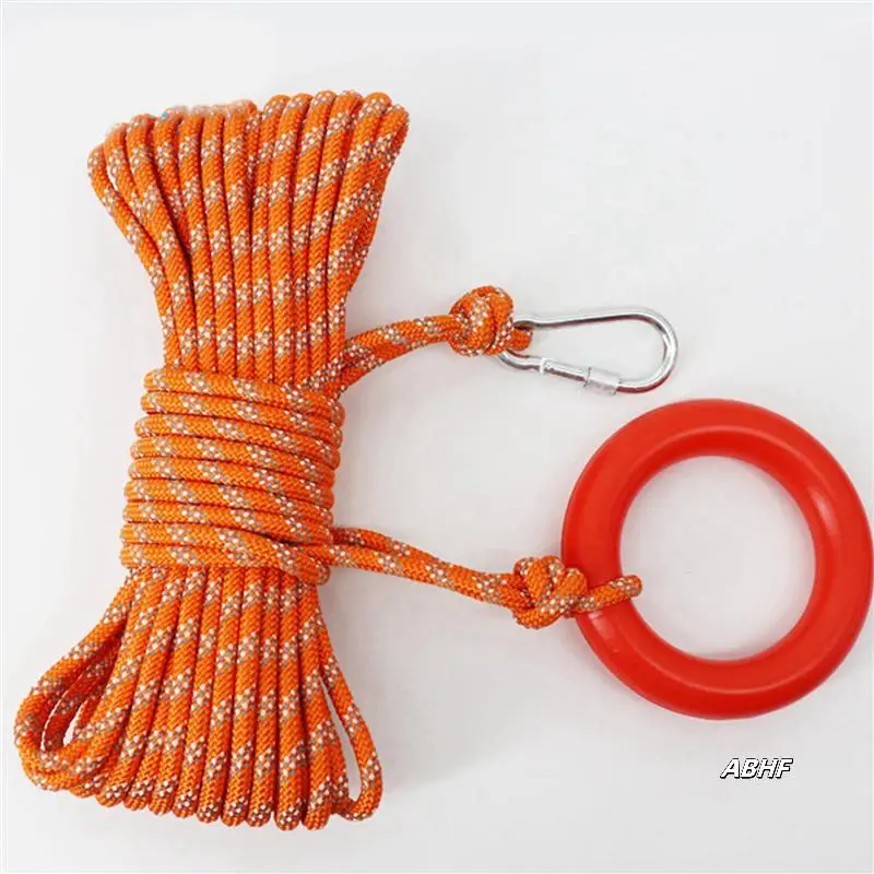 

2X Reflective Throw Rope With Throw Bag For Water Rescue Flotation Rescue Ropes