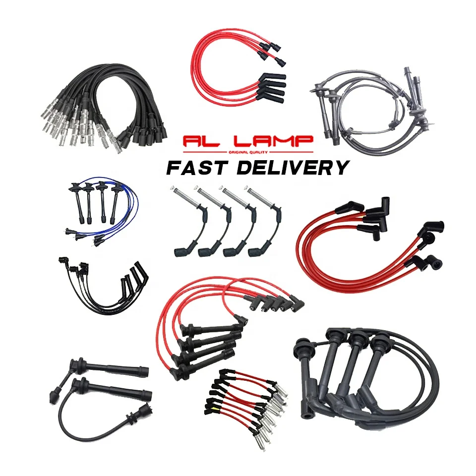 

AL LAMP China Manufacturer Factory Spark Plug Wire Cable Ignition Set for Evo Suzuki 660 Chevrolet