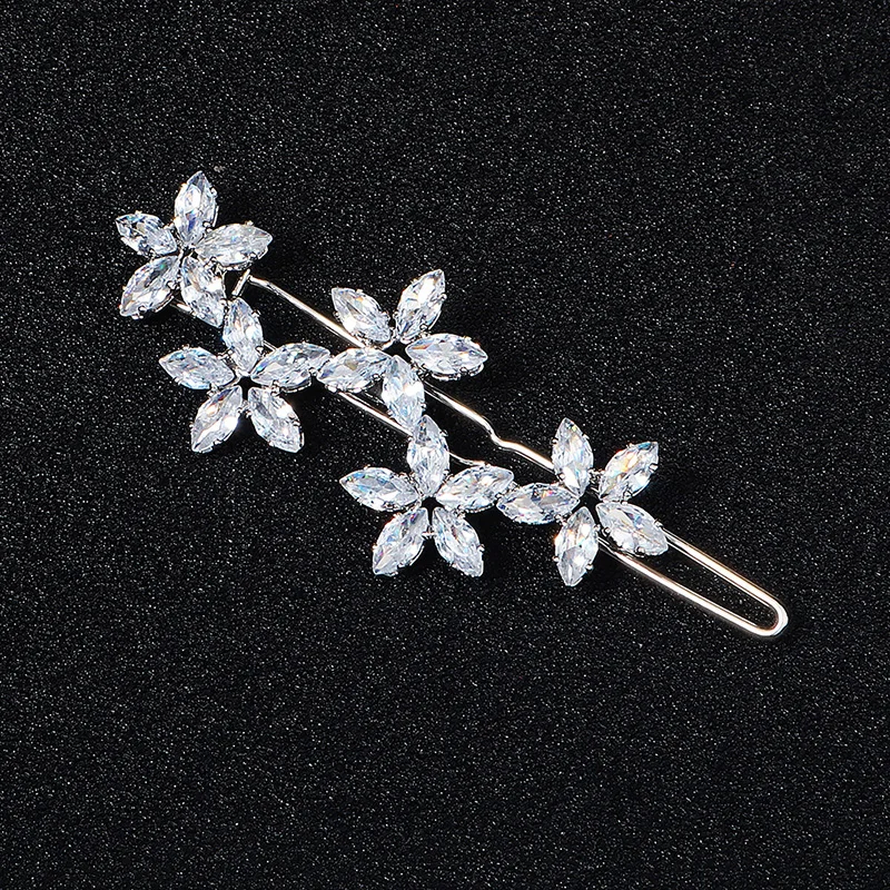 Miallo Newest Zircon Crystal Hair Pins Wedding Hair Clips Jewelry Accessories Hair Jewelry Headpiece Head wear Gift For Friend