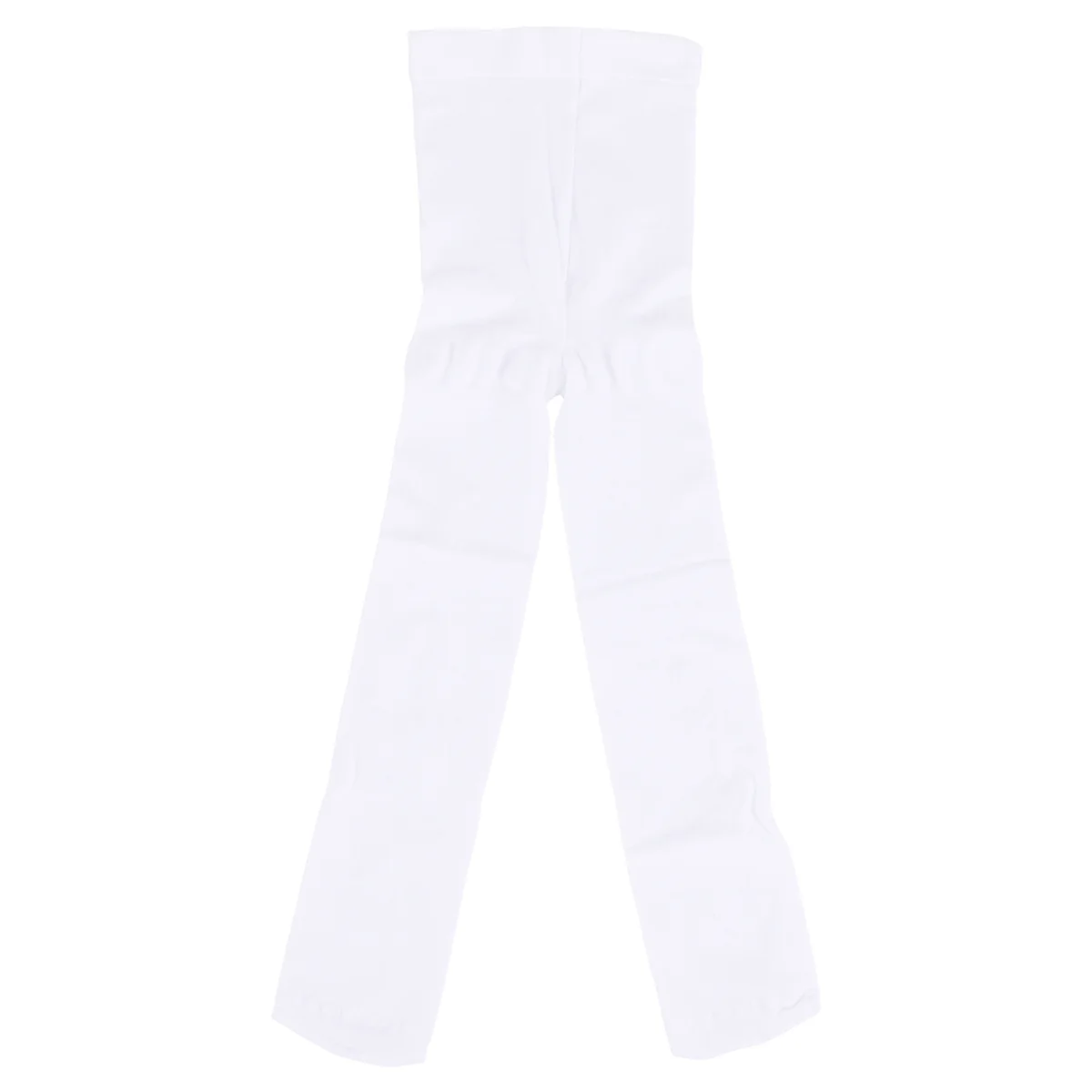 

AB7-White Kids Girls Velvet Ballet Tights Dance Socks Microfiber Socks Professional Dance Leggings S