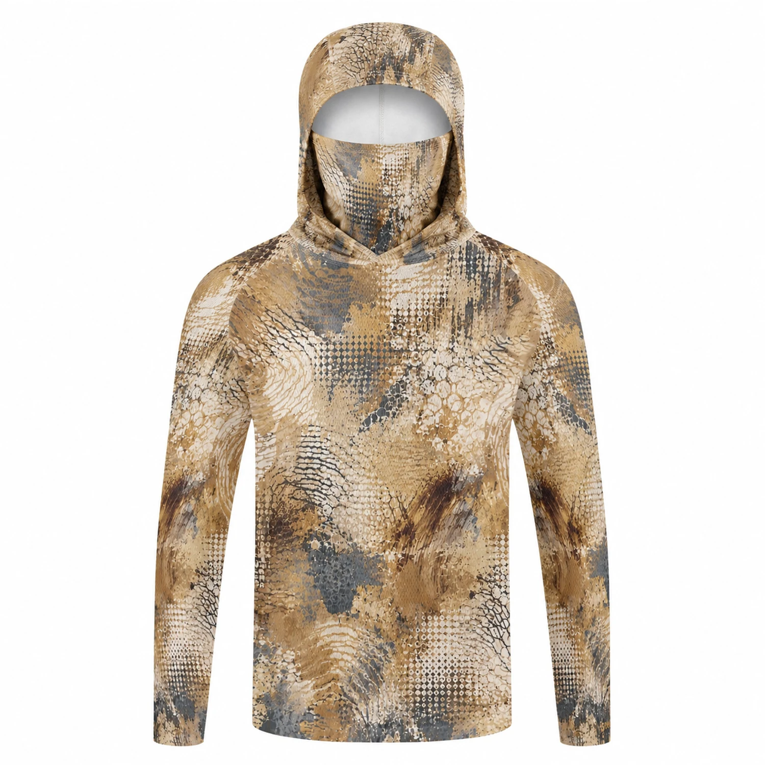 Men Hood Fishing Shirt long sl - Fishing Shirt Uv Protection review and price
