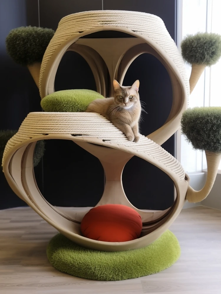 Stable Cat Climbing Frame Comfortable Cat Nest Cat Tree Cat Shelf Large Four Seasons Universal Environmental Protection Material