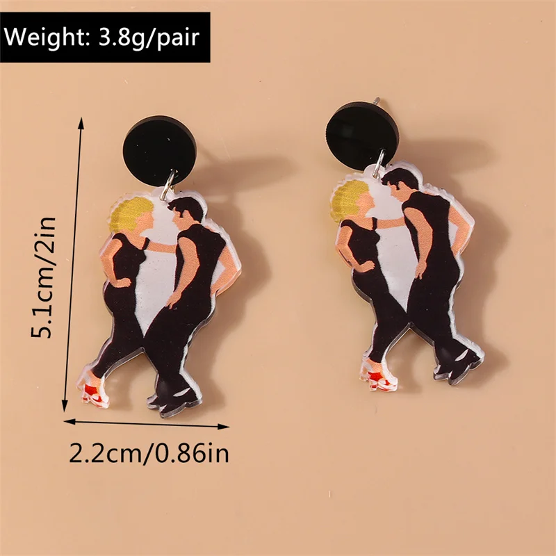 Aihua Neue Mode Acryl Beliebte Lustige Rauchen Oma Ohrringe für Frauen Persönlichkeit Ohrringe Täglichen Party Schmuck Geschenke – Detail 8