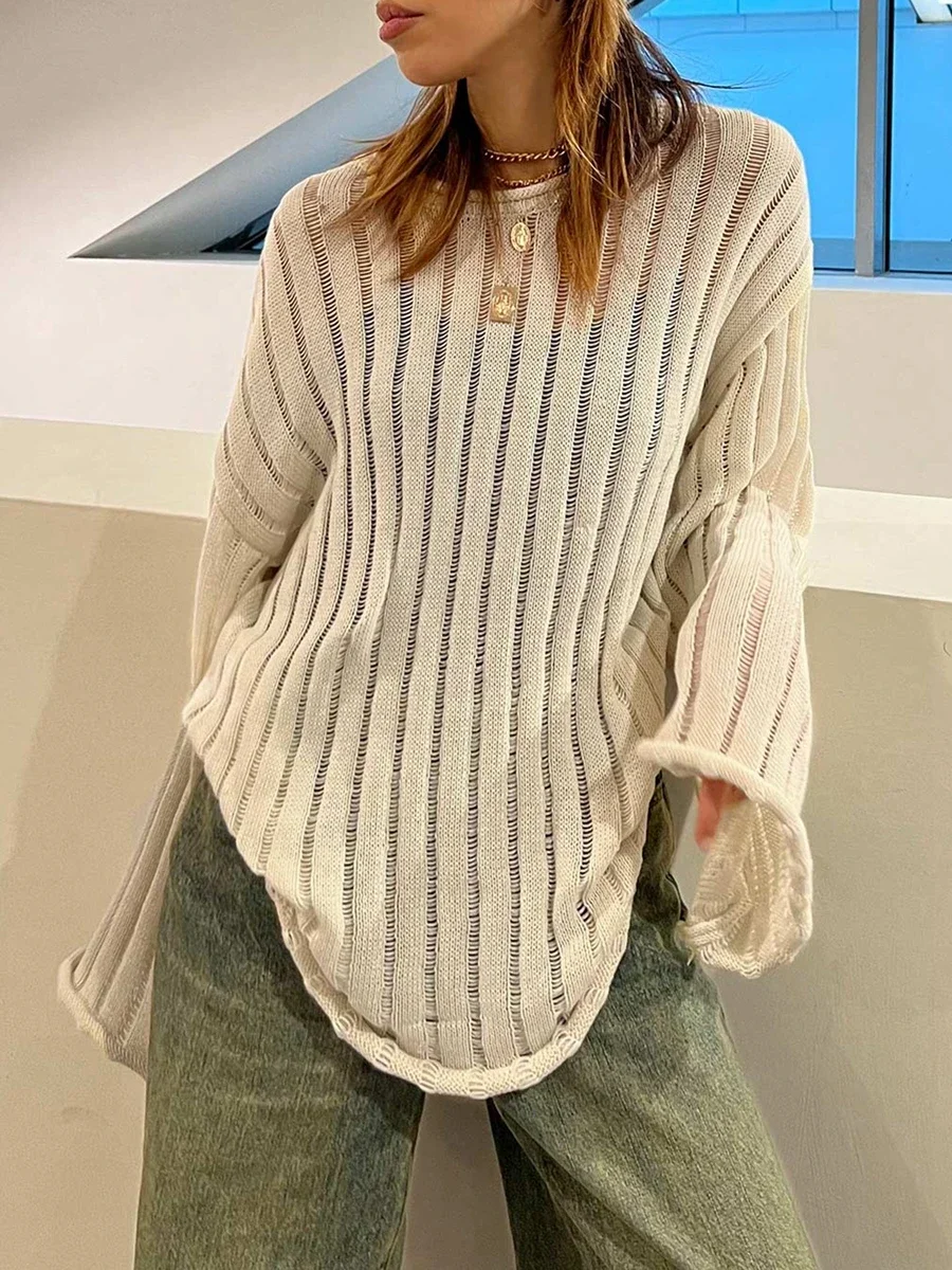 New Fashion Women Cute Sweaters Casual Solid Color Loose Warm Long Sleeve Pullover Basic Knitwear For Fall Streetwear S M L