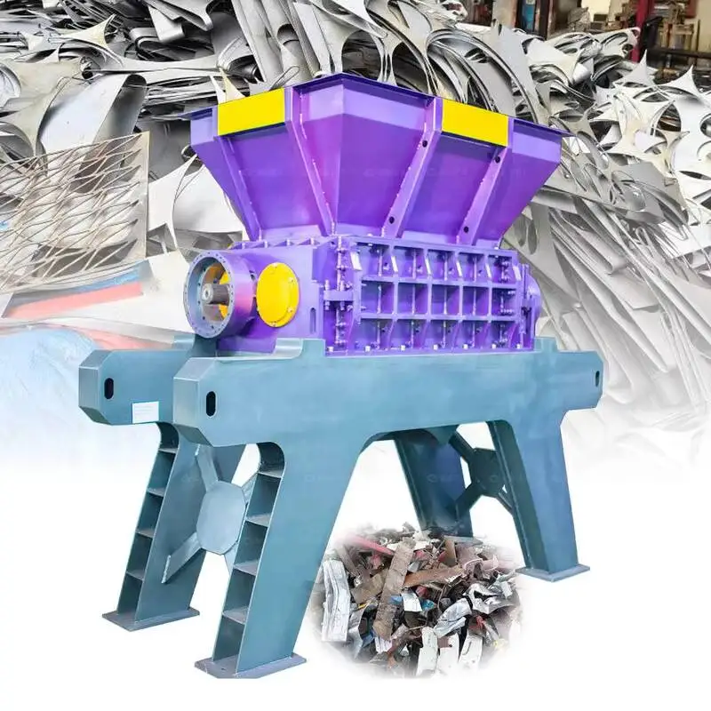 

Детали двигателя автомобиля, измельчитель лома из алюминиевой стали и металла, сломанное дерево, тонкий и легкий металл