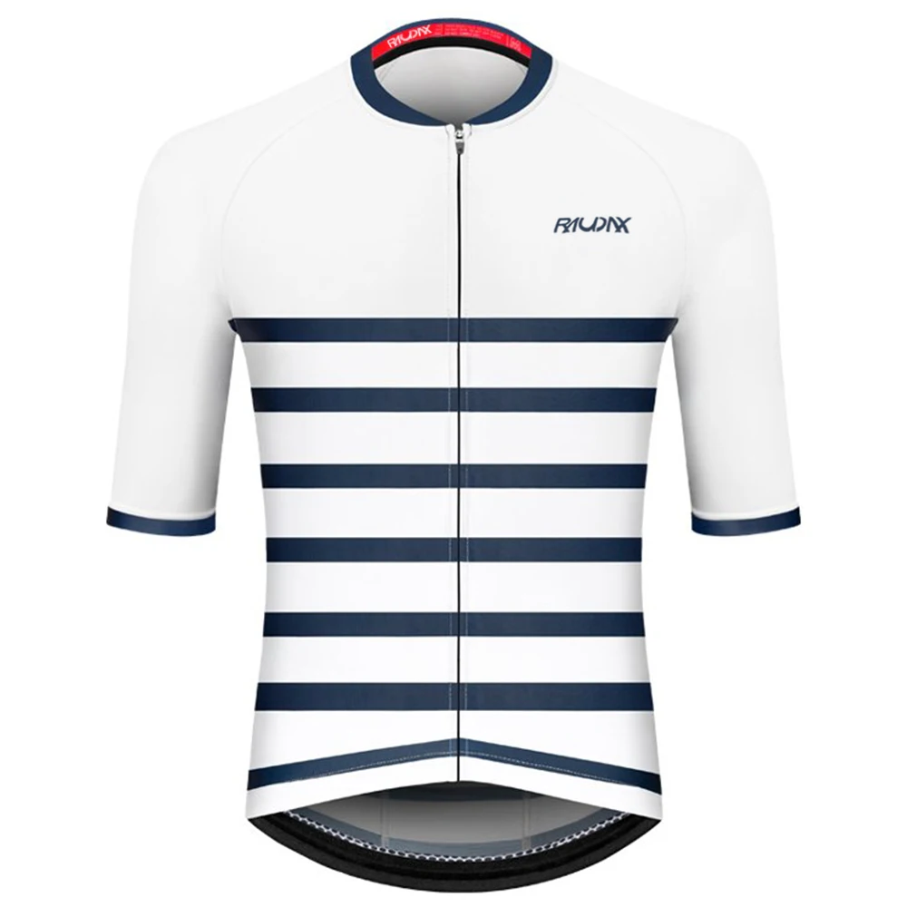 Raudax Heren Fietskleding Met Korte Mouwen Ropa Ciclismo Zomer Wielertrui Triathlon Fiets Jersey Uniform Fietsen Kit