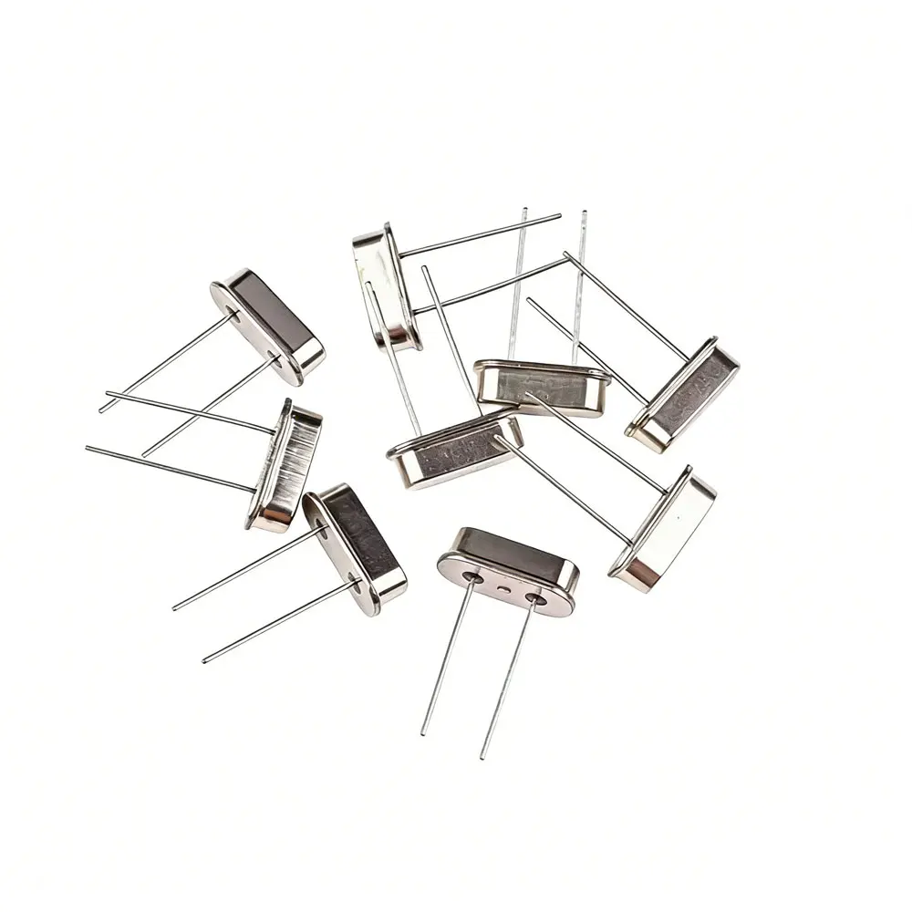 20PCS 4Mhz 6Mhz 8Mhz 12Mhz 16Mhz 20Mhz 24Mhz 25Mhz 26Mhz 32Mhz 40Mhz Quartz Crystal Resonator Passive Oscillator HC 49S