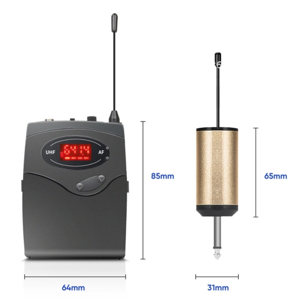 인기 있는 무선 마이크 시스템, 헤드셋 및 라발리에 옷깃 마이크 벨트팩 송신기 수신기가 포함된 무선 마이크 세트