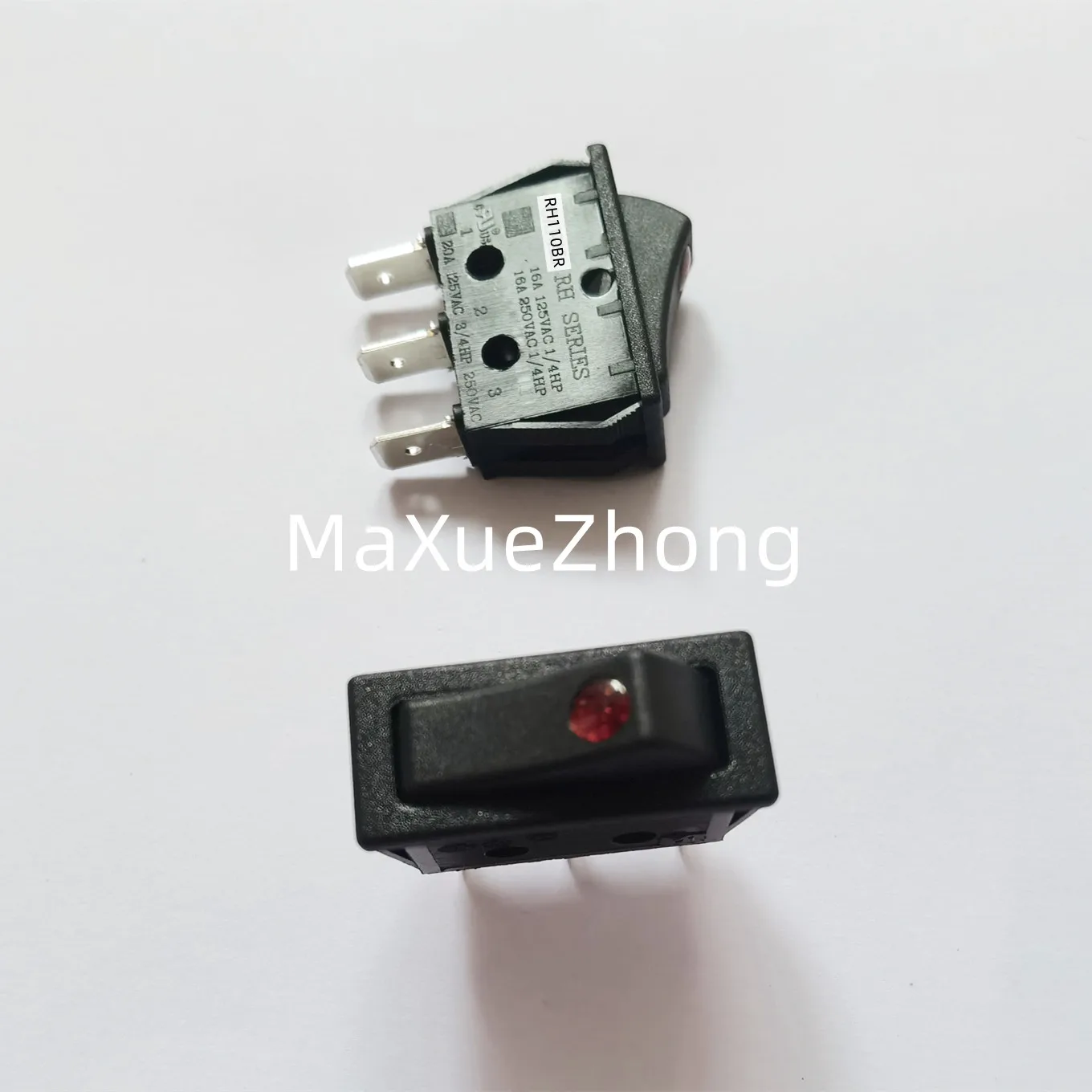 

Original new 100% RH110BR with red indicator light rocker switch power supply 3pin