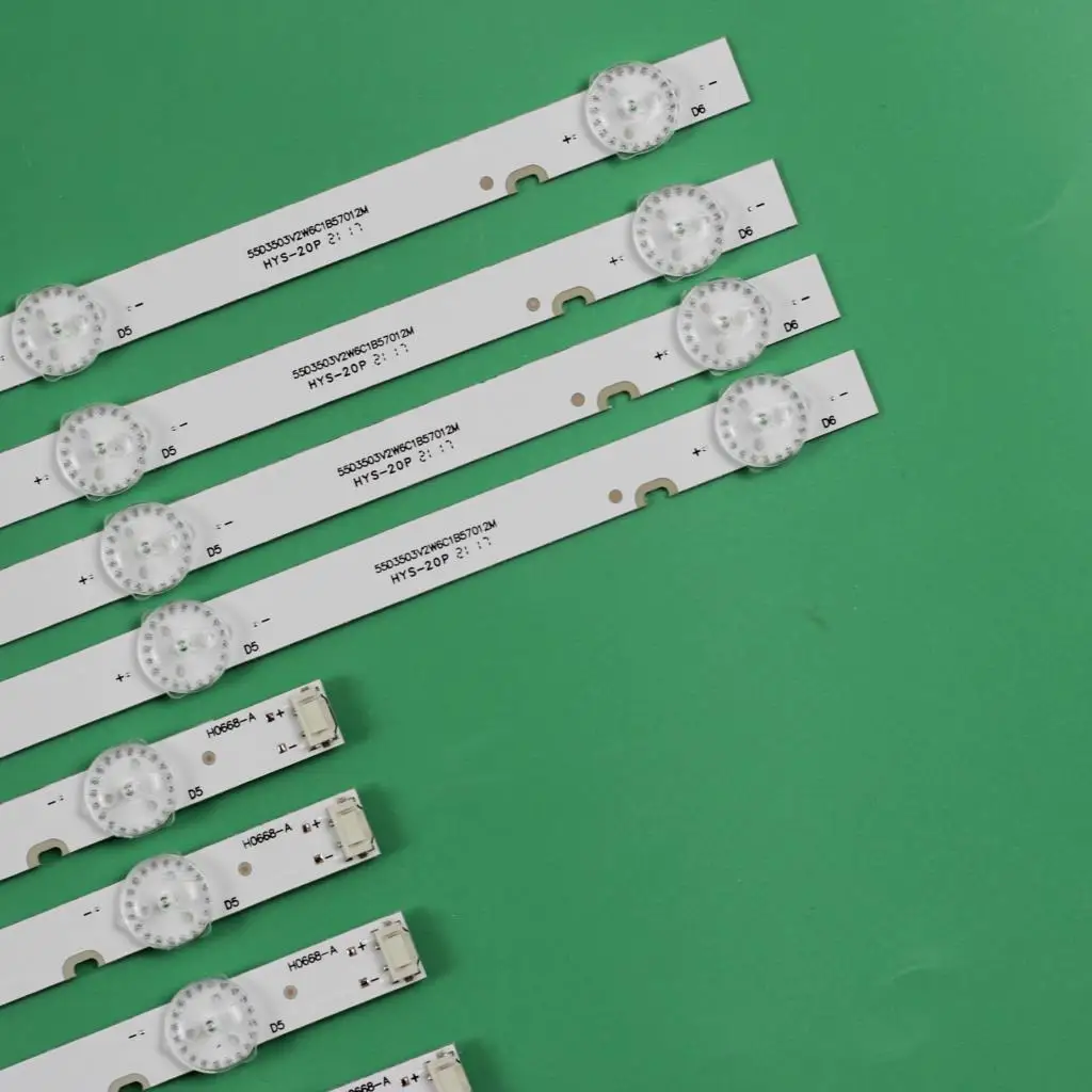 파나소닉 TH-55FX580C PTV55U21DSWNC 55E388G 55U4700LA 55U4750A 55U5A11T 왼쪽 BLUE-55D3503V2W5C1B46612M-ZH-B1 용 LED 스트립