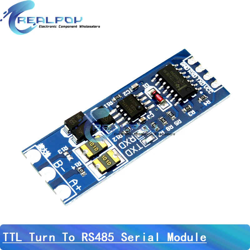 TTL Turn To RS485 Module Hardware Automatic Flow Control Module Serial UART Level Mutual Conversion Power Supply Module 3.3V 5V