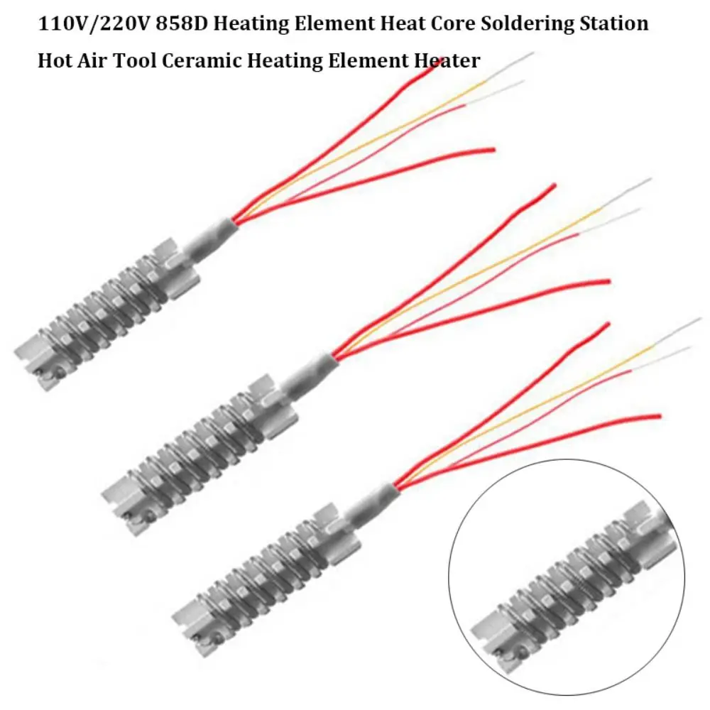 

858D Heating Element 110V/220V 93mm Hot Air Tool Heat Core Soldering Station