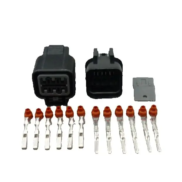 worldgolden 5/30/100set 6 Pin PB625-06027 Auto Head lamp connector,Car waterproof Electrical connector for HYUNDAI,KIA,Elantra