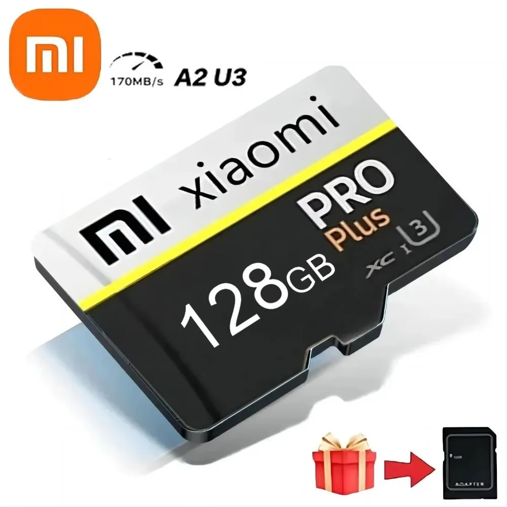 Cartão de Memória Mijia Xiaomi 512GB Transferência Rápida Micro TF SD Card 128GB 256GB U3 4K Full HD Cartão Flash SD para Telefone/Notebook