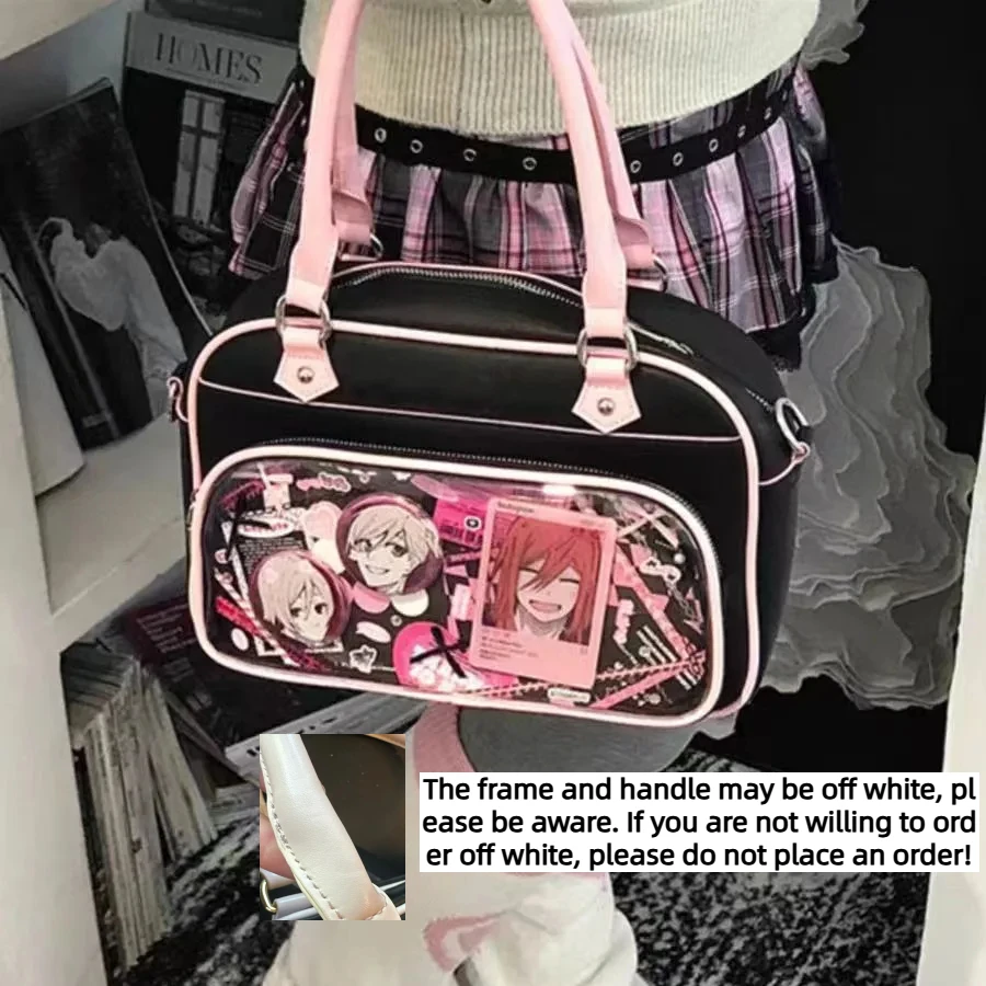 New Niche Design Girl Super Cool Ita Bag Y2K Spicy Girl Single Shoulder Diagonal Cross Bag Cute Large Capacity Handbag Itabag