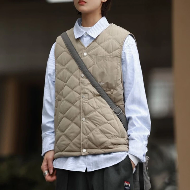 Men's Lightweight Padded Vest Thin Warm Thermal Liner Fleece Vest for Layering Casual Workwear Autumn Winter Essential