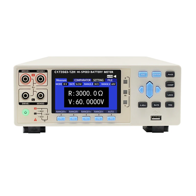 Chuangkai CKT3563-12HD/HM 12 Channels Battery Tester Resistance 3KΩ Voltage 60V DC LCD TFT Display