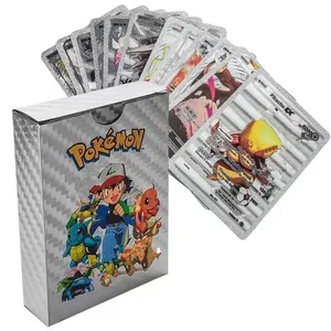 27-110pcs carte pokémon franceses pikachu ouro prata preto vmax gx inglês espanhol francês alemão pokemon cartão brinquedos 6 principais vendas cartas pokemon de ouro - №2