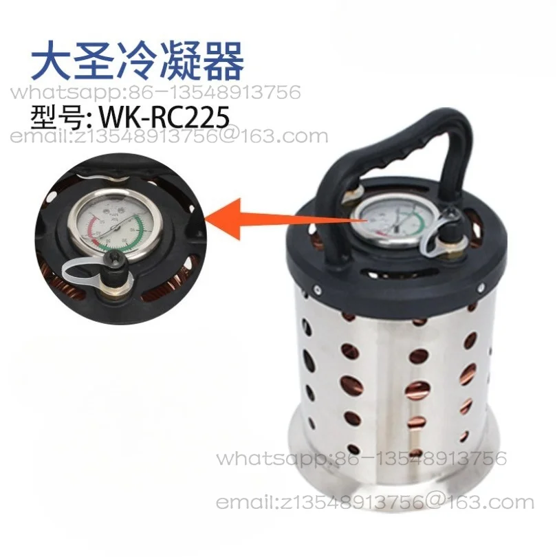 WK-225-22 Double cylinder refrigerant recovery fluoride pumping machine, snow recovery and filling machine in stock