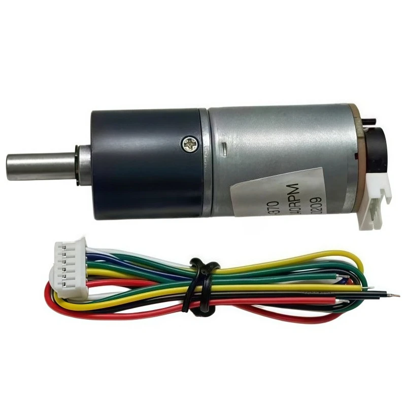 GM24-370 planetary DC speed reduction motor, with encoder motor, 12V/24V