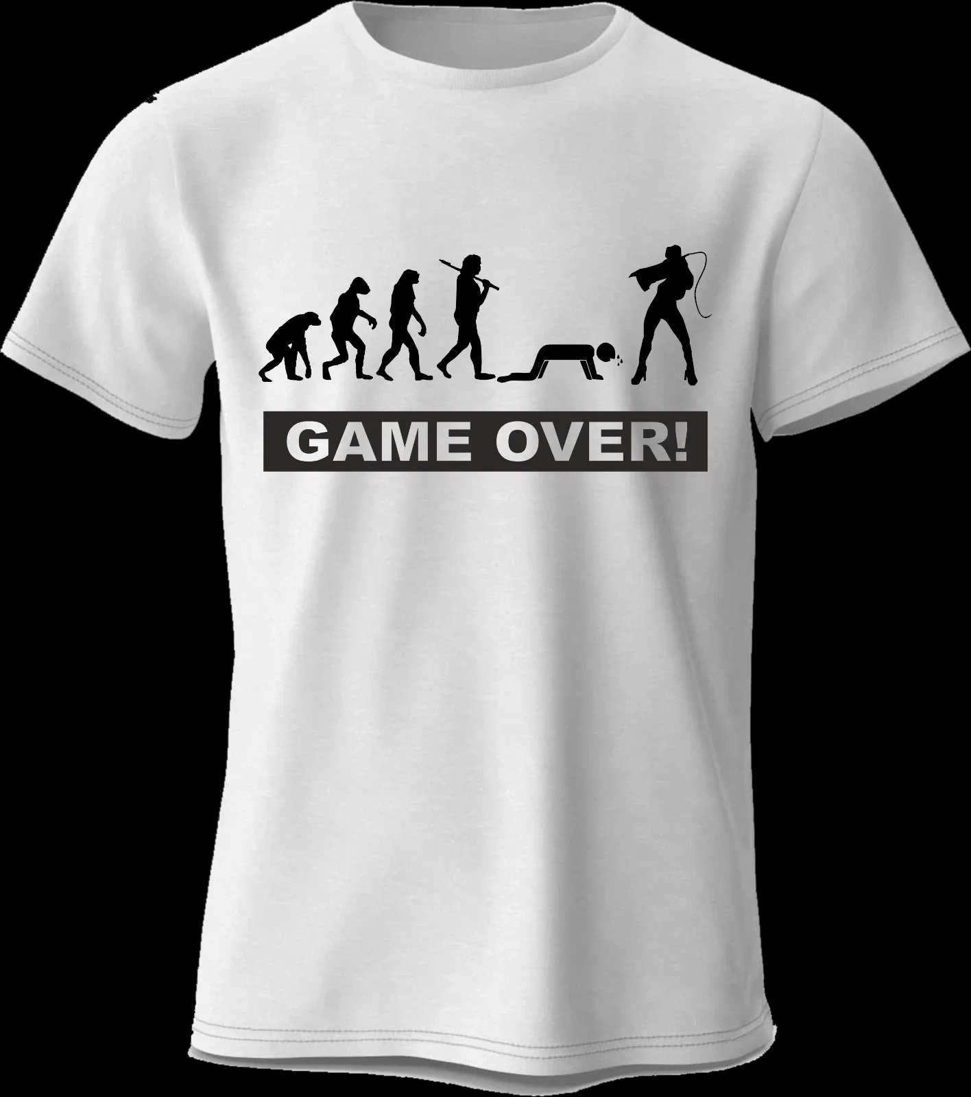 

Summer T-SHIRT GAME OVER DIVERTENTE Bennington Personality Fashion Dream Feelings Eyecatching Washable and Non-fading Black