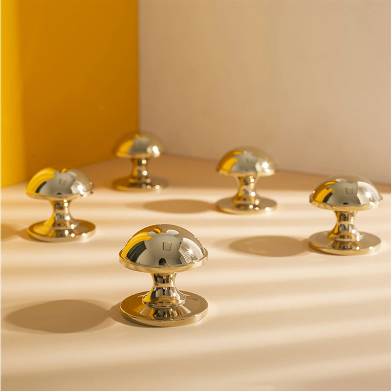 

Furniture Pure Brass Nordic Semi-circular Shoe Cabinet Bedroom Wardrobe Door Handle Kitchen Cabinet Gold Plating Small Handle