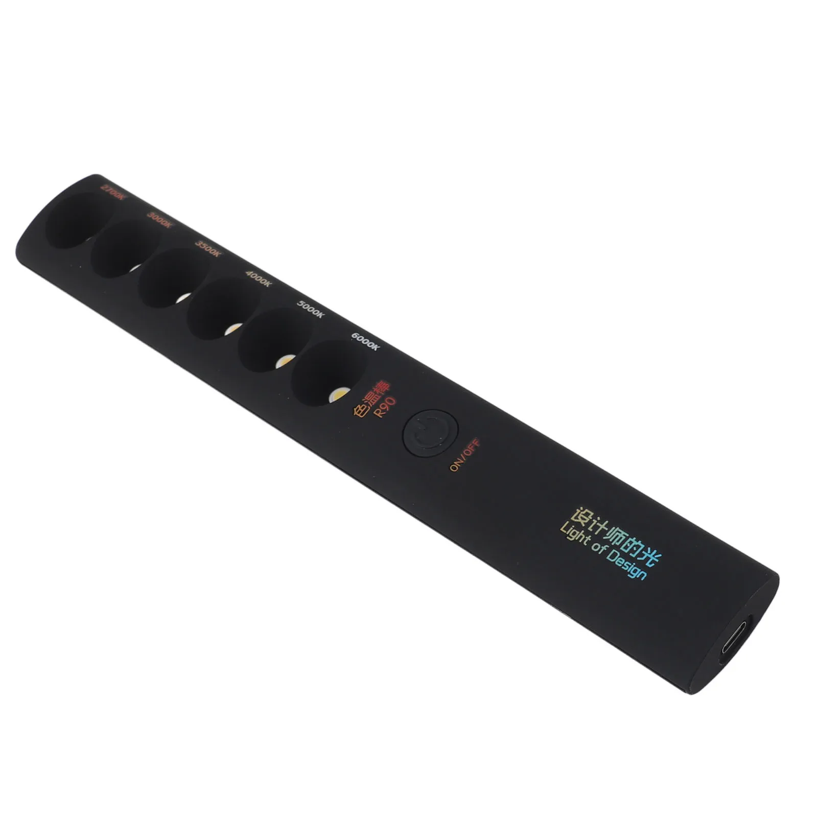 Lámpara portátil de temperatura de Color, varita de luz para fotografía, recargable, profesional, 6 modos, 2700K ~ 6000K