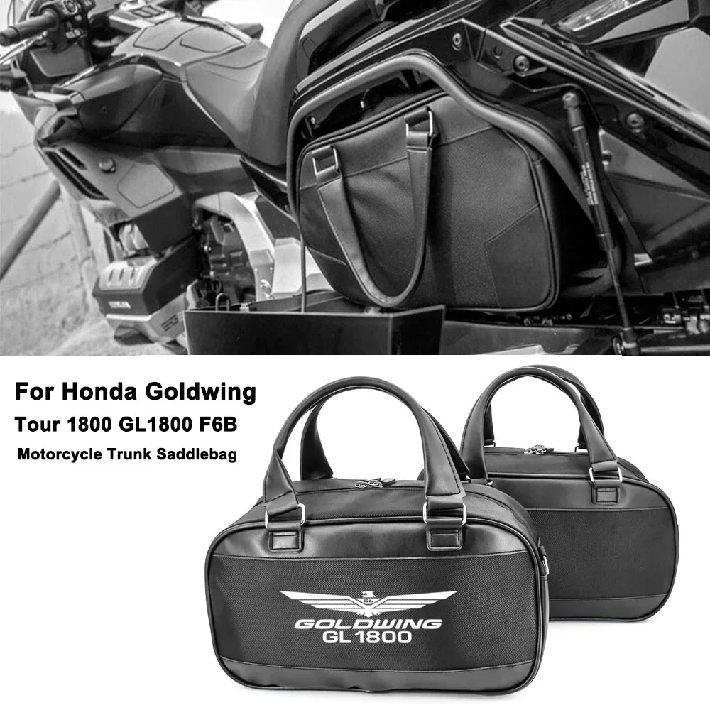 

Motorcycle Trunk Saddlebag Saddle bags Liner Set Inner Bag Side Case For Honda Goldwing Tour 1800 GL1800 F6B 2021 2022 2023
