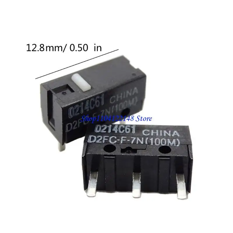 P9FA 2/10pcs D2FC-F-7N (100M) Gamings Micro Switchs Micro Mice Fretting Button Micro Hot