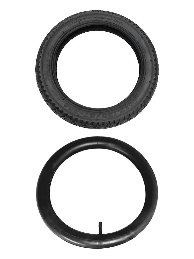 14 Inch Electric Bicycle Rubber Tube 14x2.125(57-254) Inner Tube&Outer Tire For Electric Bike  Straight/Bent Value Tire