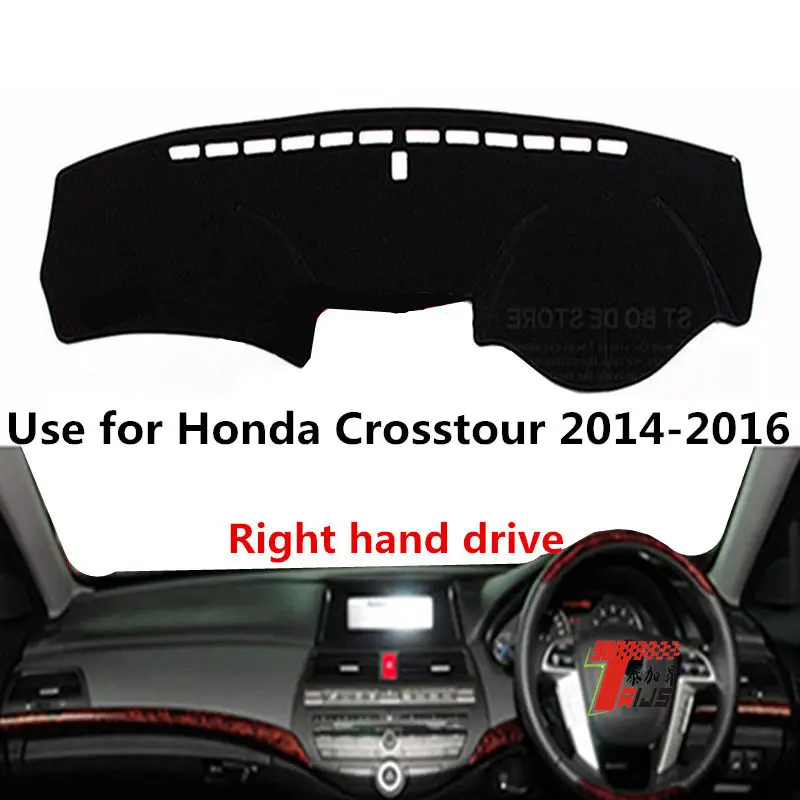 

TAIJS Заводская Высококачественная замшевая крышка приборной панели против грязи для Honda Crosstour 2014-2016, лидер продаж