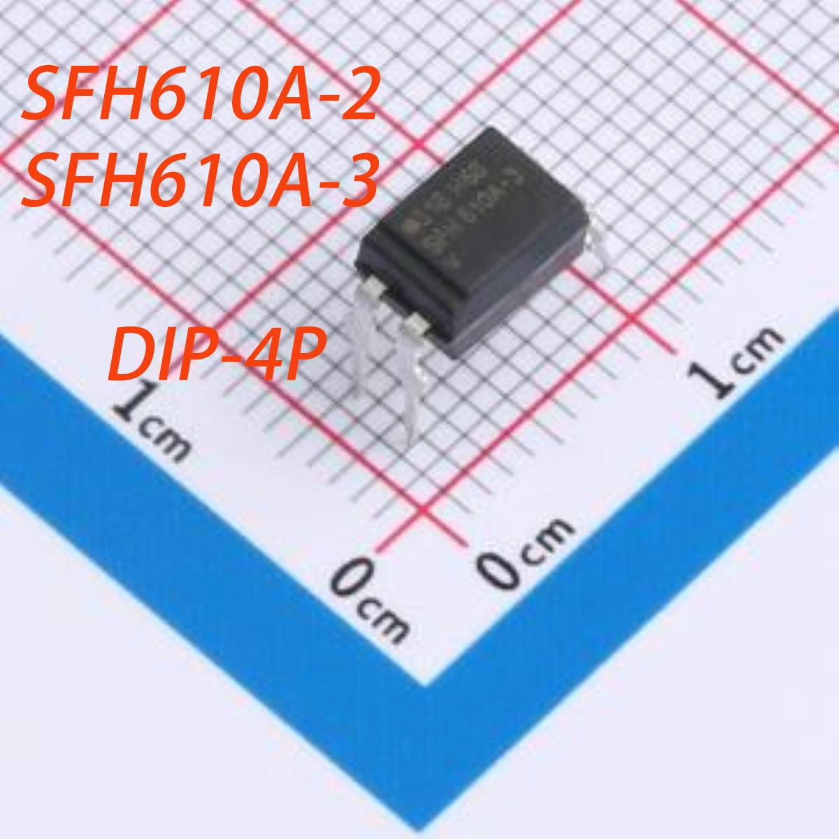 SFH610A-2 SFH610A-3 الأصلي 50mA 5.3kV 1.25V DIP-4P OPTOISOLTR 1CH عبر الضوء تيار مستمر الترانزستور الناتج Optocoupler SFH610A #1