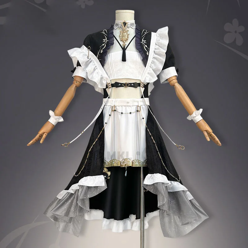 

Anime NU: Carnival Cosplay Cute Uniform Olivine Costume Maid Lolita Dress Wigs Uniform For Halloween Christmas Cos Outfit