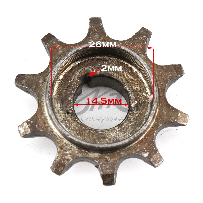 

10 Teeth Mini Front Engine Sprocket Cog For 415 Chain 48cc 66cc 70cc 80cc 2 Stroke Engines Motorized Bicycle Dirt Pit Bike parts