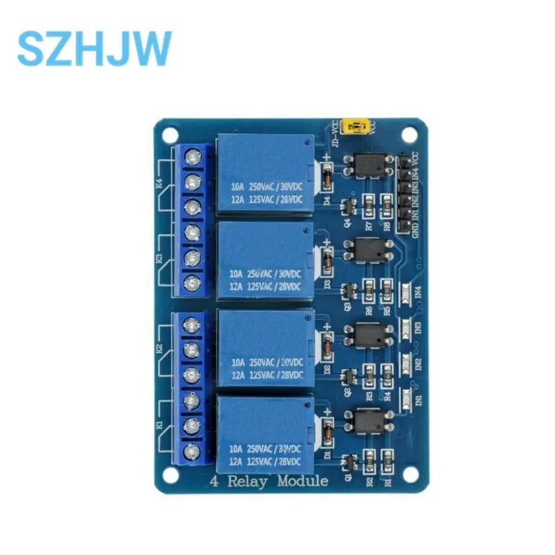 5V 1 2 4 6 8 Channel Relay Module With Optocoupler KY-019 1/2/4/6/8 Way For Arduino