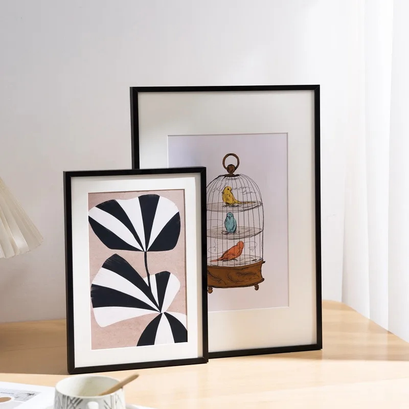 6-12 Inch/16 Inch/A4/A3 Aluminum Alloy Picture Frame Anti-corrosion Rust-proof for Home Bedroom Decoration Art Exhibitions
