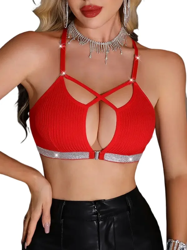 

1 шт. Модный красный сексуальный женский бюстгальтер без вкладышей, чашка 3/4, дышащее сексуальное белье, бюстгальтер с красивой спинкой для женщин