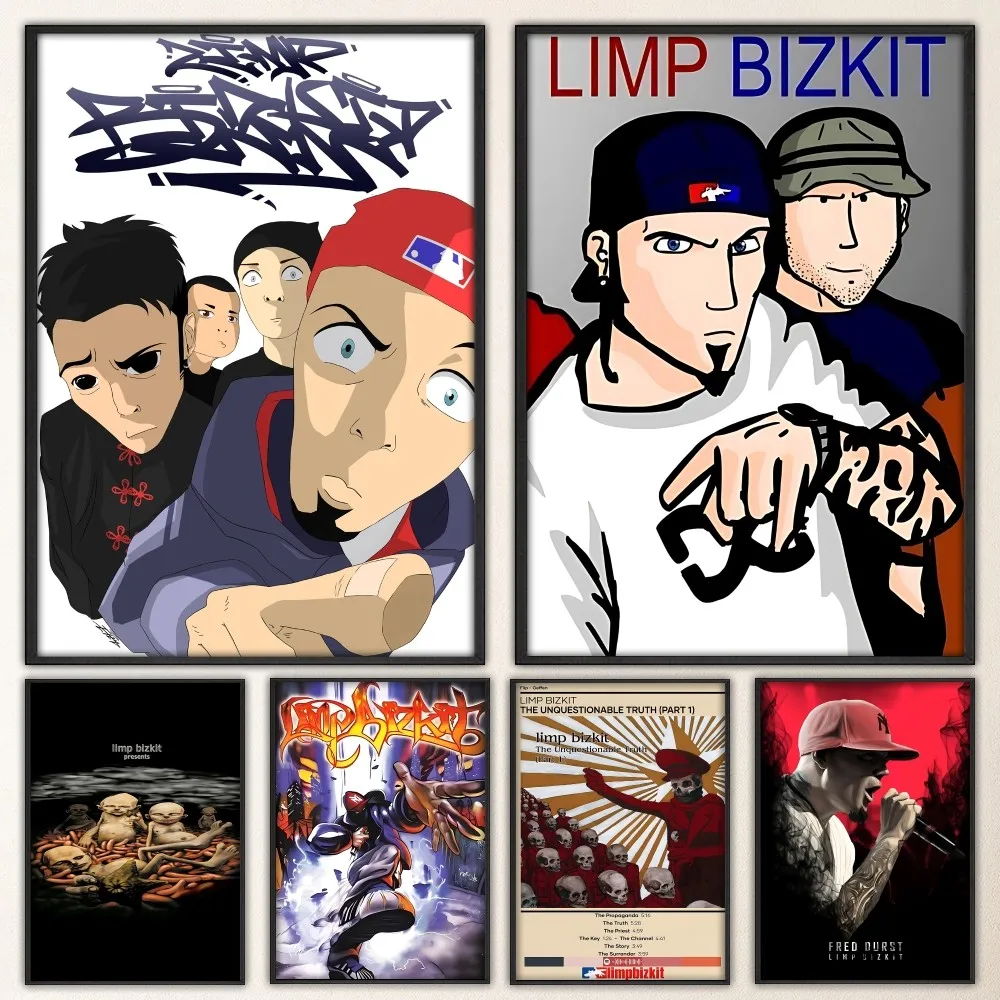 Rock Band Limp Bizkit Hold On Poster Prints Poster Wall Painting Bedroom Living Room Wall Bar Restaurant Sticker Small