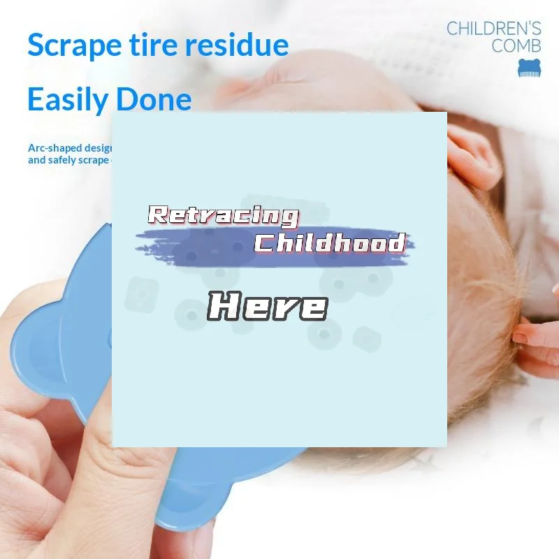

2pcs Set Infant Silicon Head Massager Fetal Head Fat Comb Toddler Bathing Soft Comb Newborn Hair Cleaning Baby Care Accessories