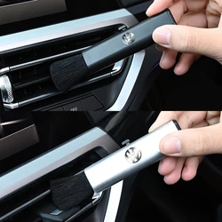 Car Dust Remover Detailing Cleaning Soft Brush Air Vent Cleaner For Volkswagen VW GTI Golf Polo Tiguan GTD Passat Sagitar Rline