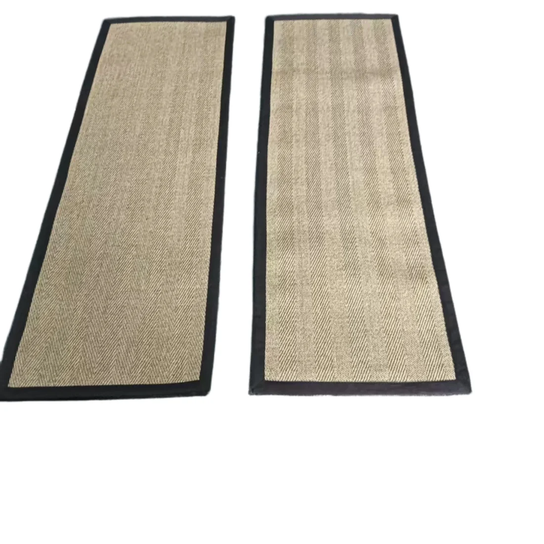 

Customized Fishbone Patterned Sisal Carpet Living Room Bedroom Tea Table Zen Inspired Engineering Model Room Area Rugs Sets